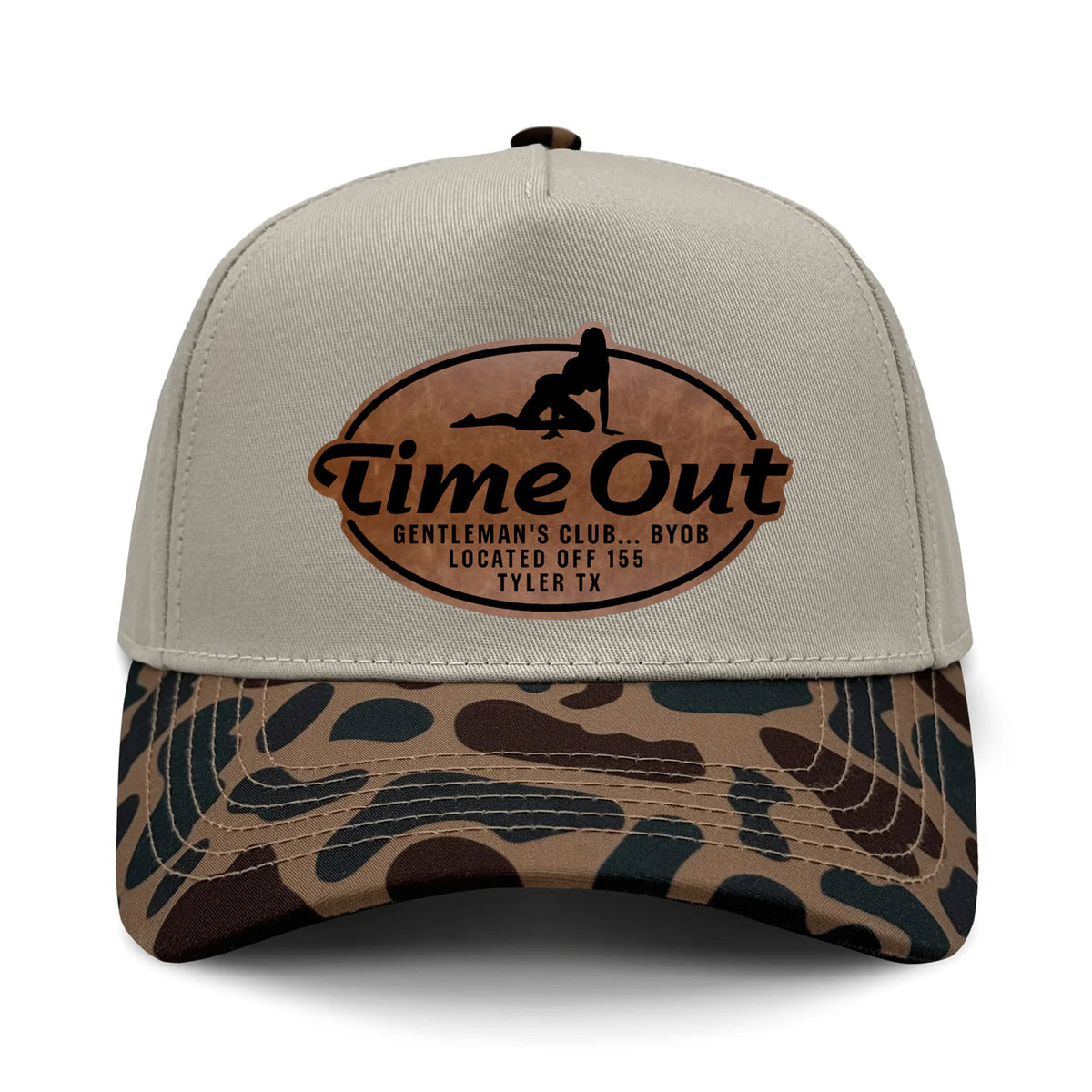 Time Out Gentleman's Club 5-Panel Hybrid Camo Hat