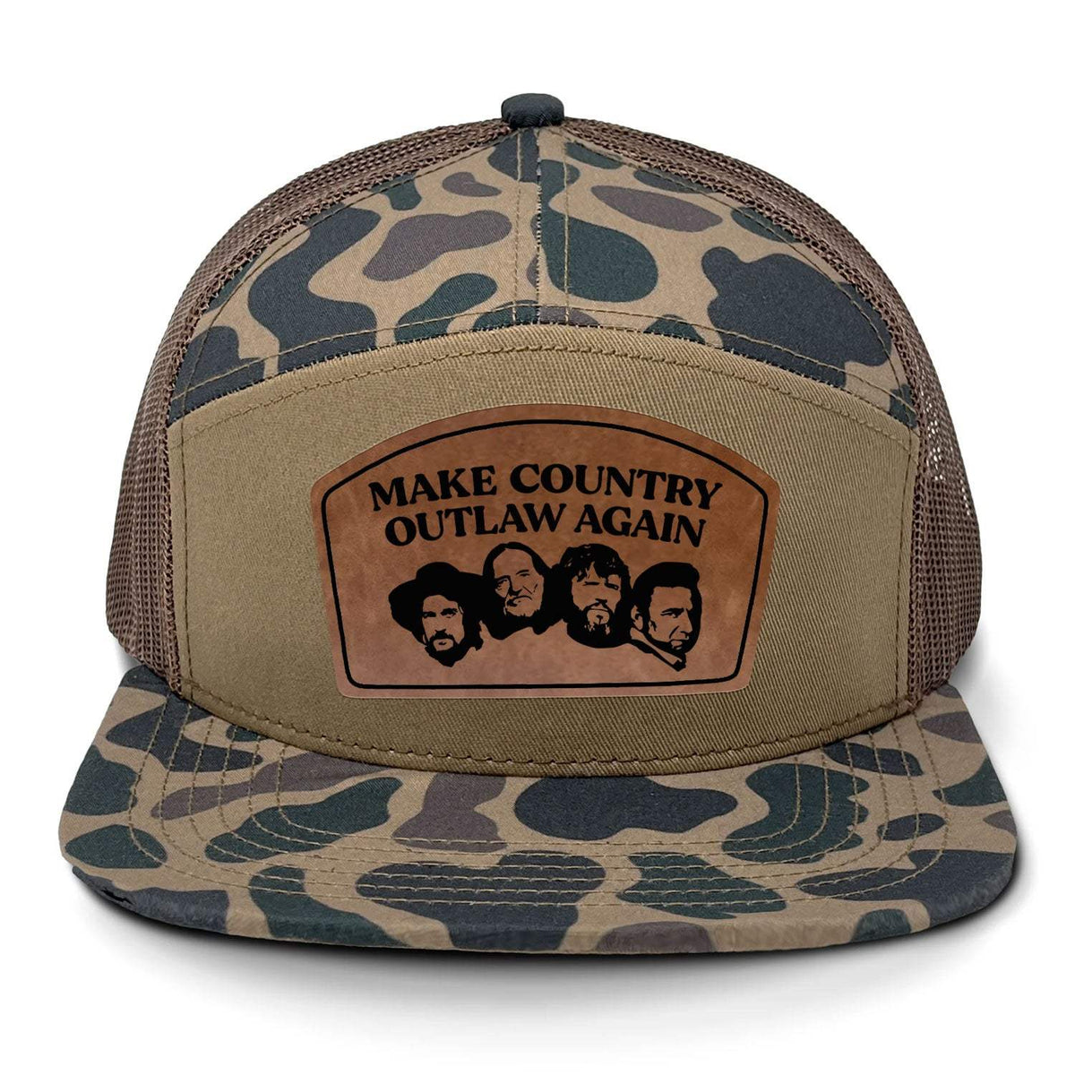 Make Country Outlaw Again 7 Panel Hat - Delta
