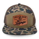The Liquor Box Lounge 7 Panel Hat - Delta