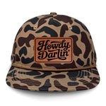 Howdy Darlin' Flat Bill Rope Leather Patch Hat
