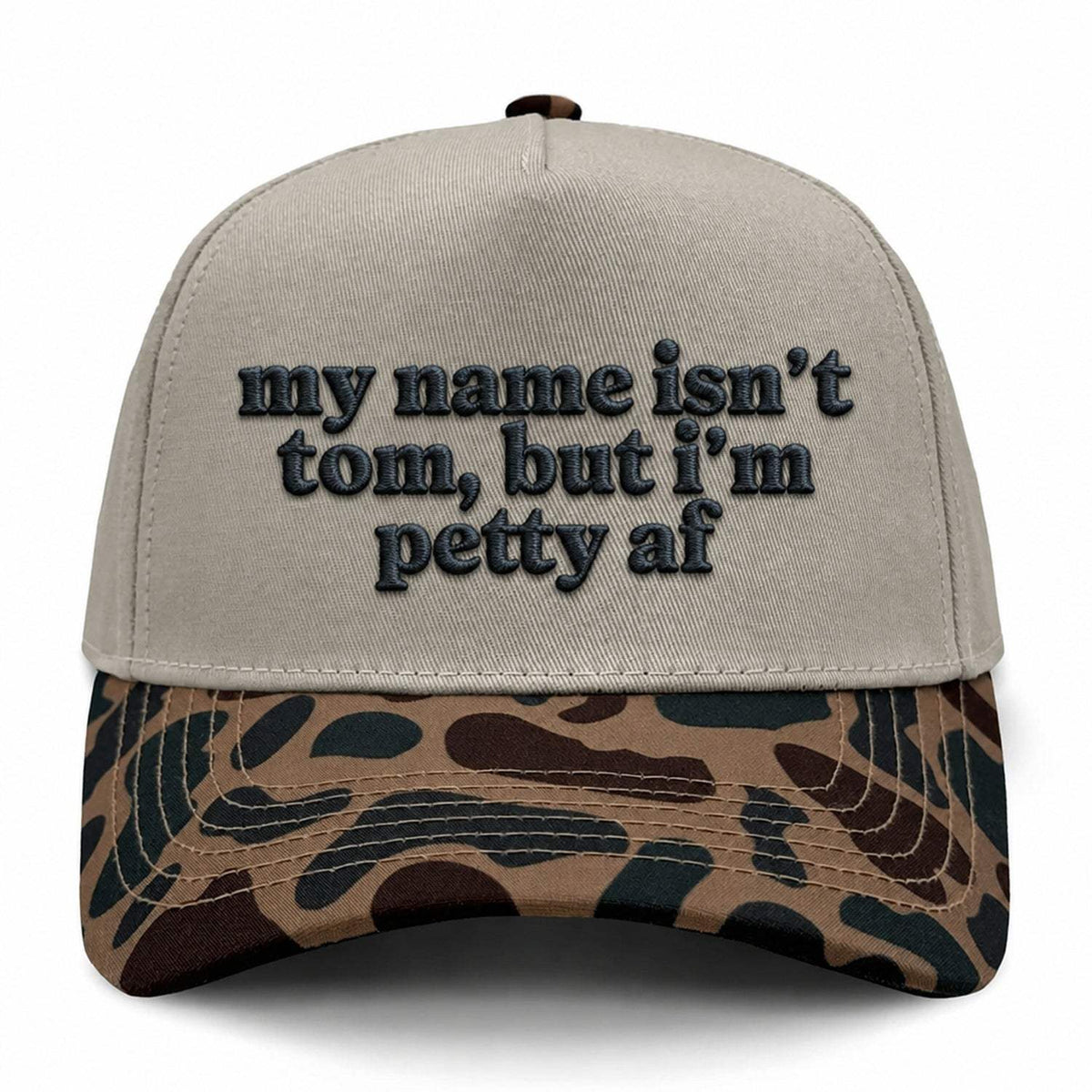 My Name Isn't Tom Embroidered Hat - Delta