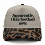 Apparently, I Like Football Embroidered Hat - Delta