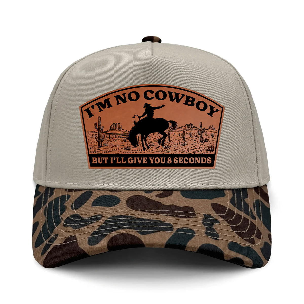 I'm No Cowboy Hybrid Camo Hat
