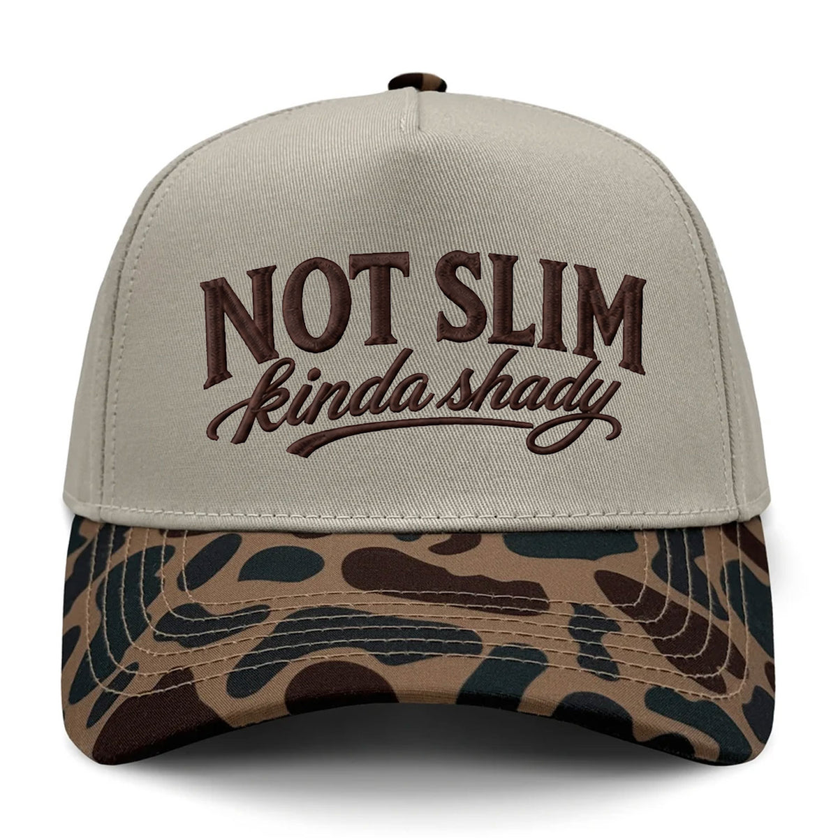 Not Slim Kinda Shady Embroidered Hat