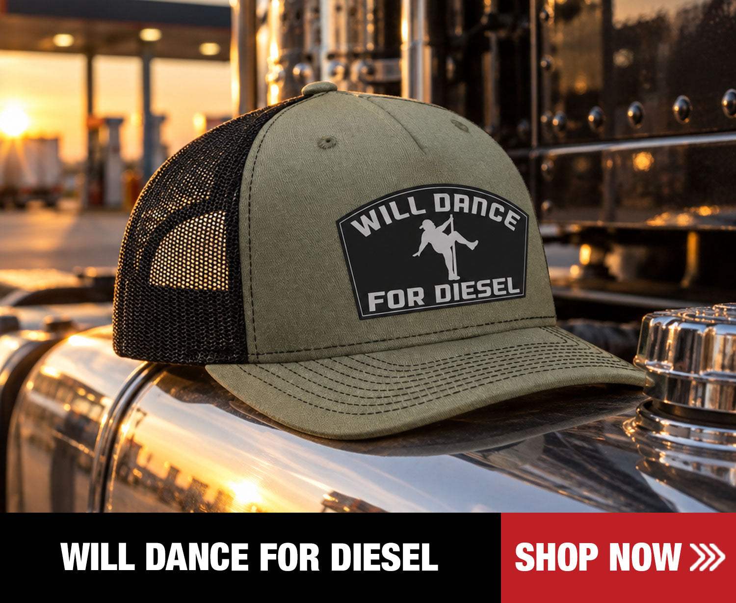Will Dance For Diesel hat collection