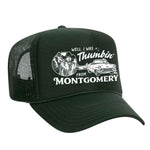Thumbin' From Montgomery Foam Trucker Hat - Dark Green