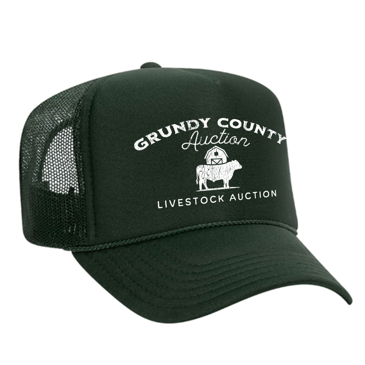 Grundy County Auction Foam Trucker Hat