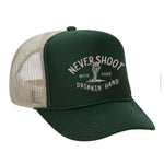 Never Shoot With Your Drinkin' Hand Foam Trucker Hat