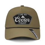 I Like My Cooter Tight Performance Leather Patch Hat