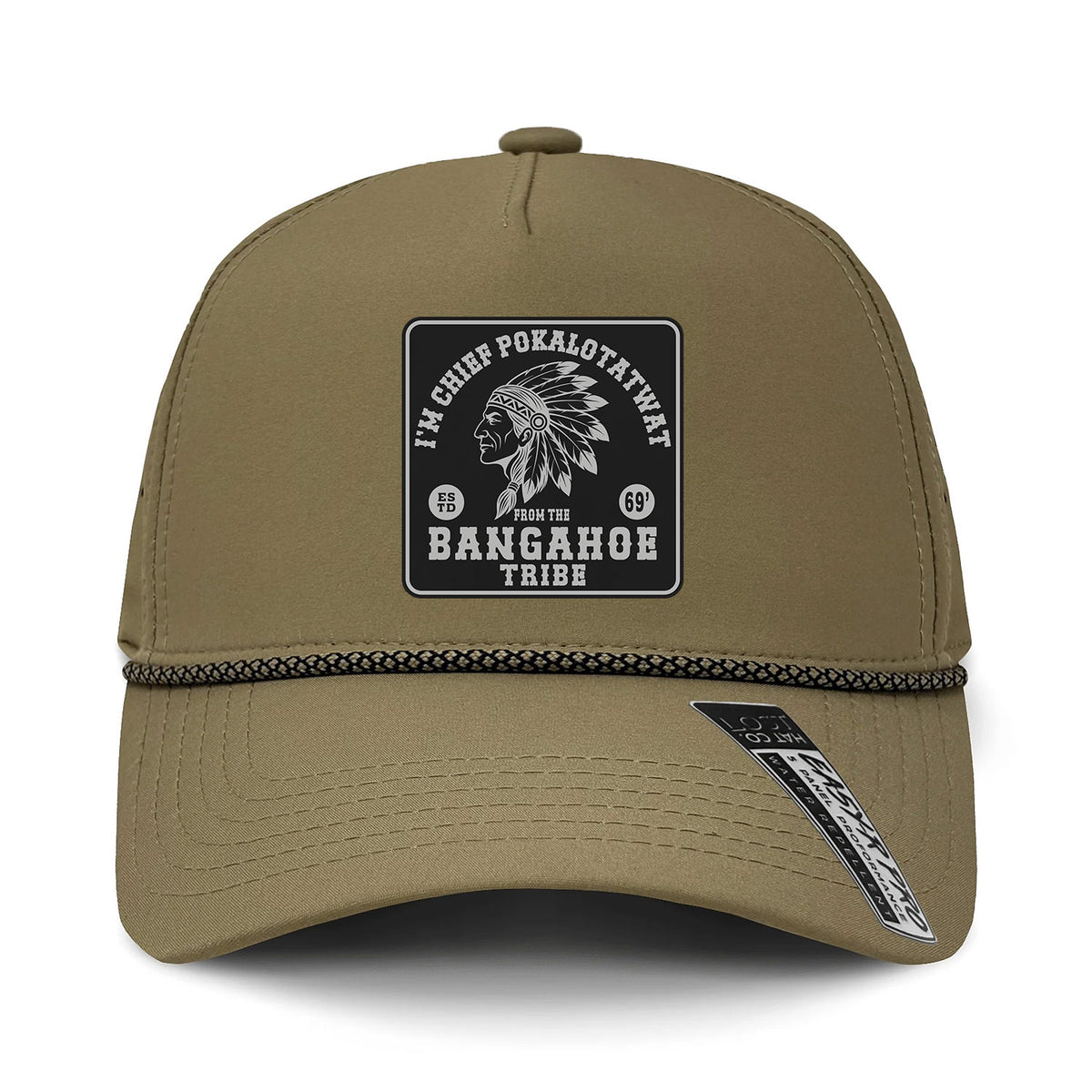Chief Pokalotatwat Performance Leather Patch Hat
