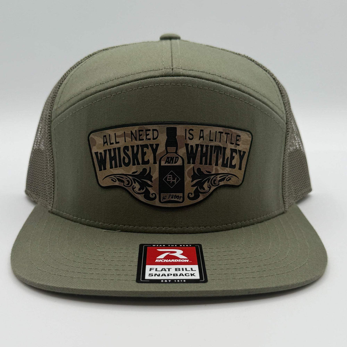 Whiskey & Whitley Patch Hat - Green / Camo