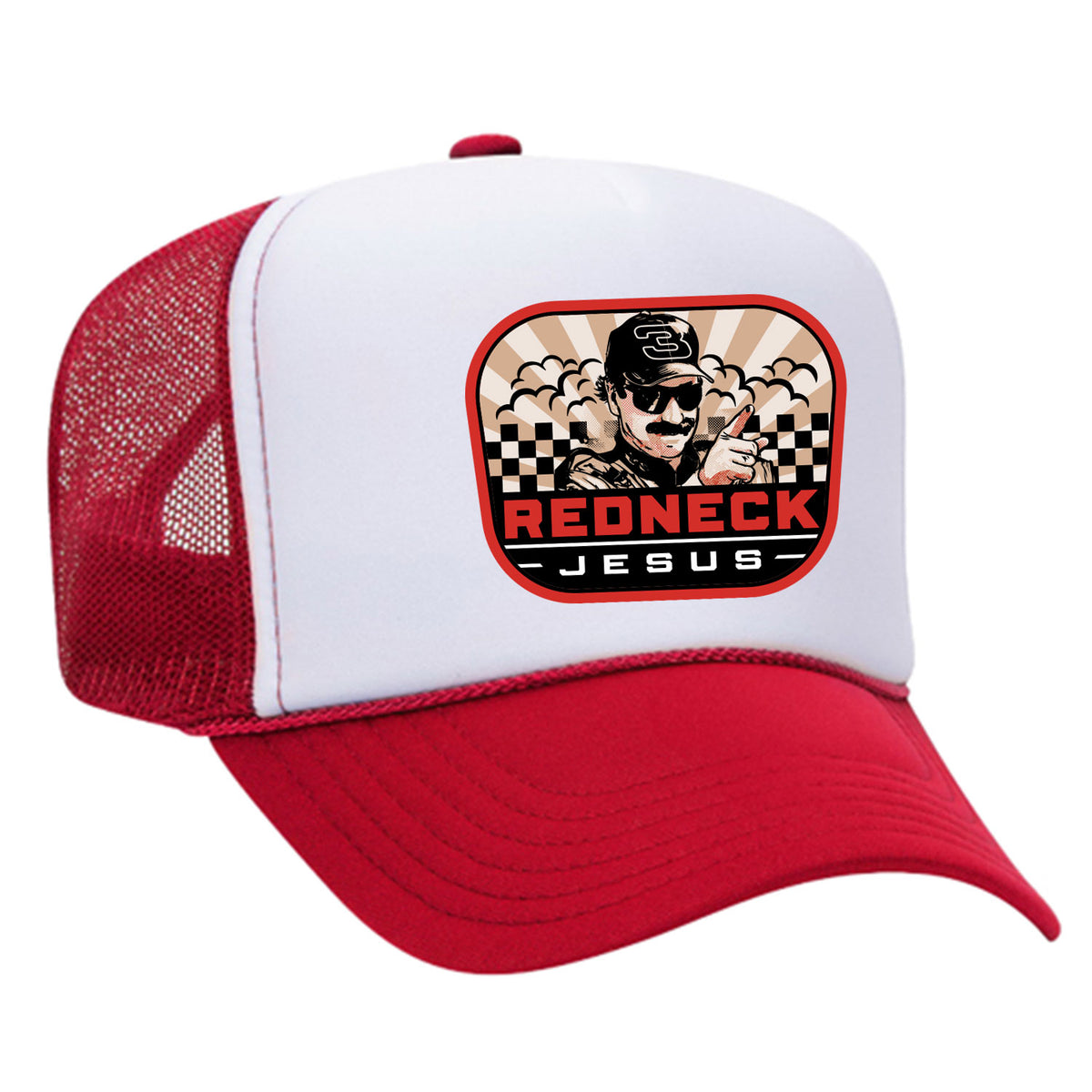 Redneck Jesus Foam Trucker Hat