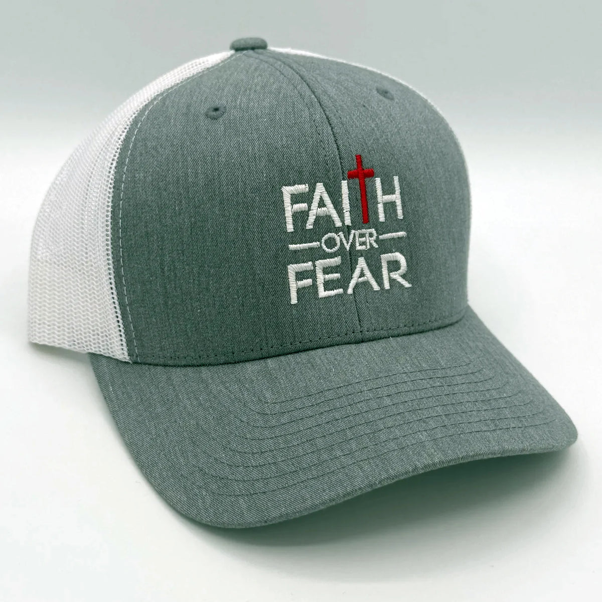 Faith Over Fear Embroidered Hat