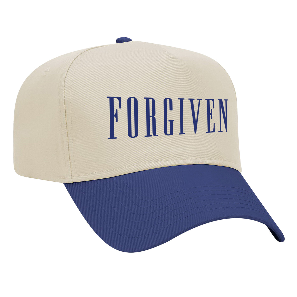 Forgiven Two-Tone Embroidered Hat