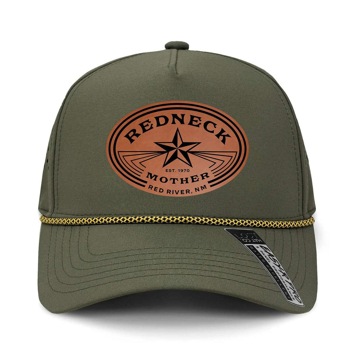 Redneck Mother Performance Leather Patch Hat - Gator