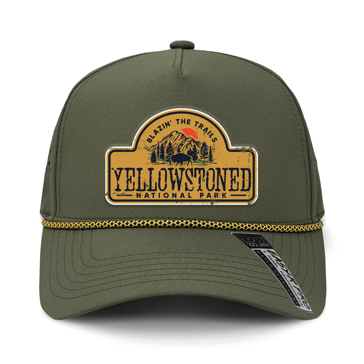 Yellowstoned Nat'l Park Patch Hat