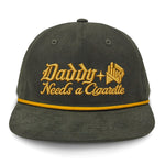 Daddy Needs A Cig Embroidered Flat Bill Hat
