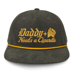 Daddy Needs A Cig Embroidered Flat Bill Hat - Gator