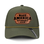 Make America Affordable Again Performance Leather Patch Hat - Gator