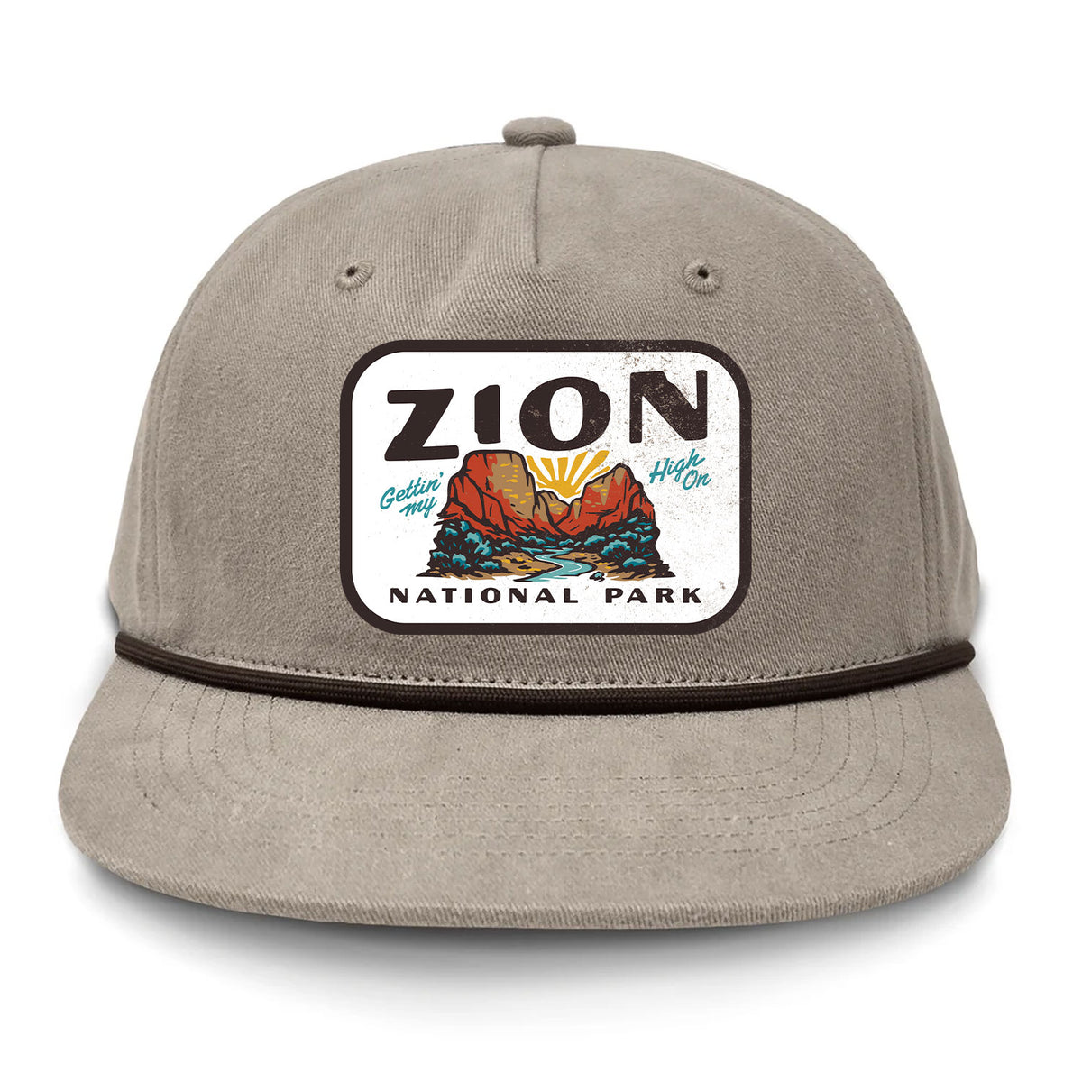 Gettin' My High On At Zion Patch Hat