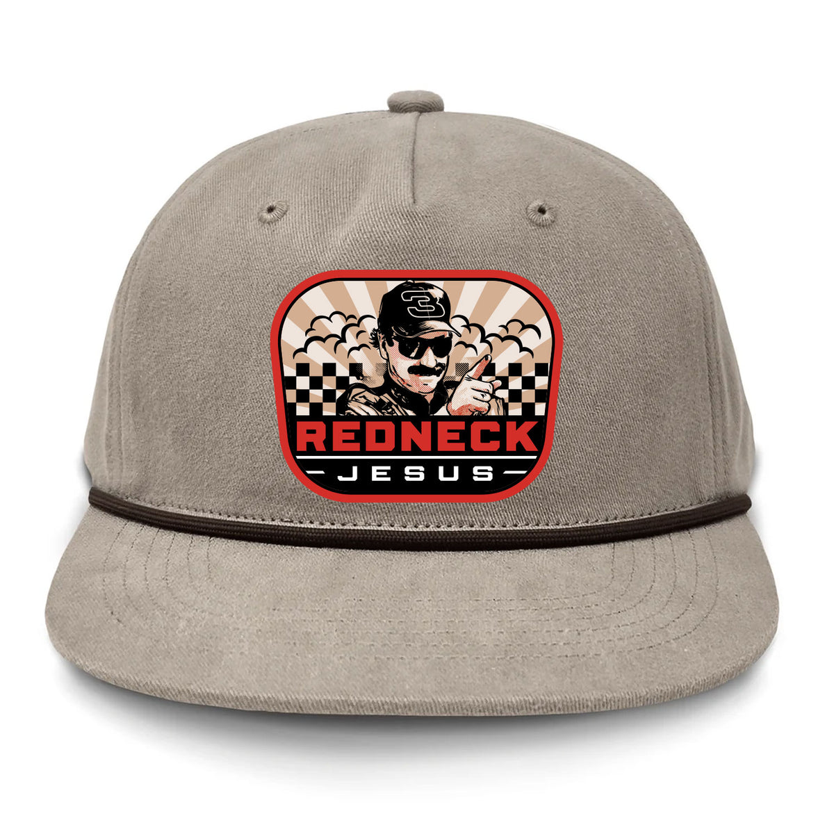 Redneck Jesus Patch Hat