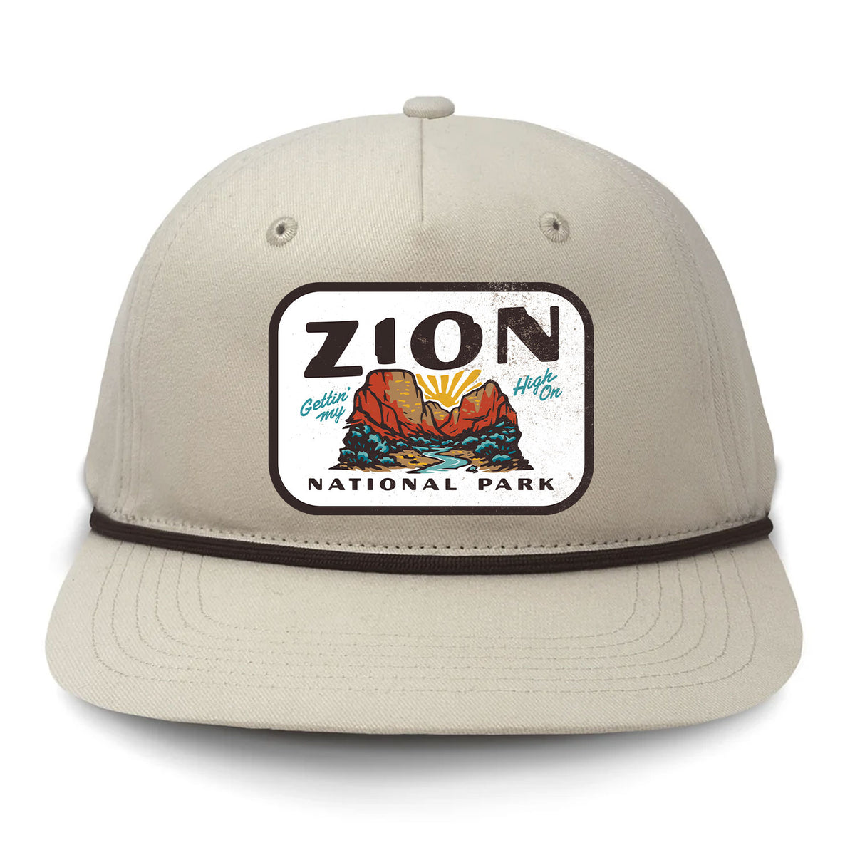 Gettin' My High On At Zion Patch Hat