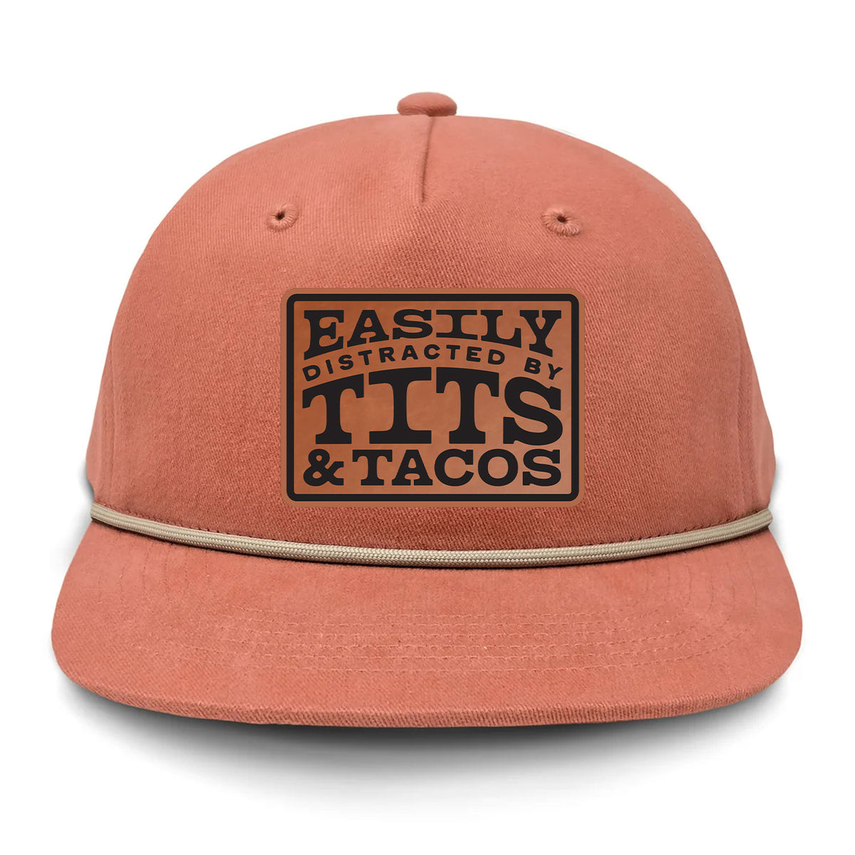 Easily Distracted By Tits & Tacos Patch Hat