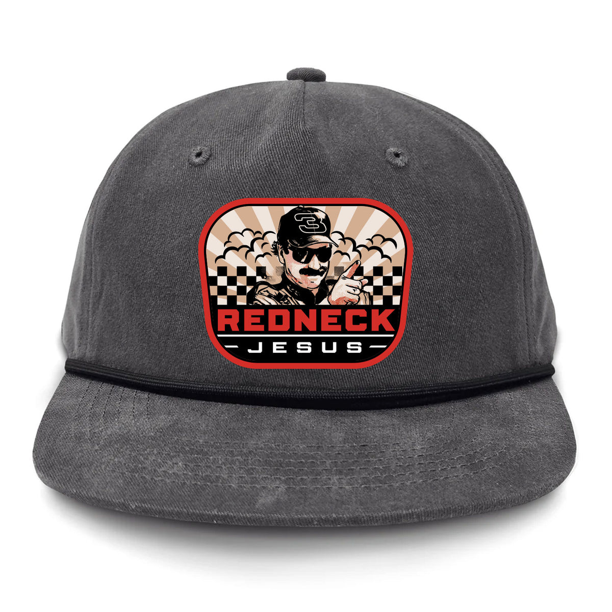 Redneck Jesus Patch Hat