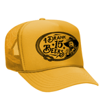 I Drank 15 Beers Foam Trucker Hat - Gold