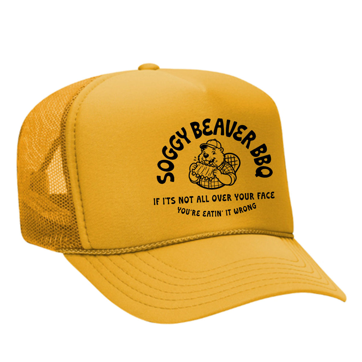Soggy Beaver BBQ Foam Trucker Hat