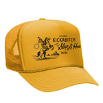 Chief Kickabitch Foam Trucker Hat - Gold
