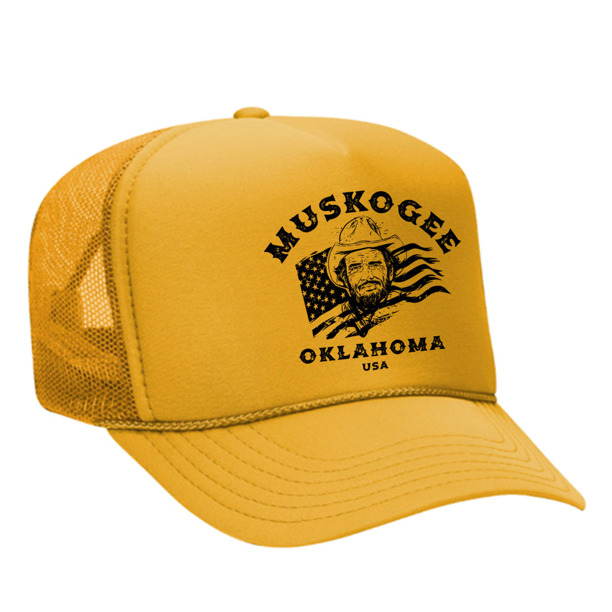 Haggard Old Flag Foam Trucker Hat