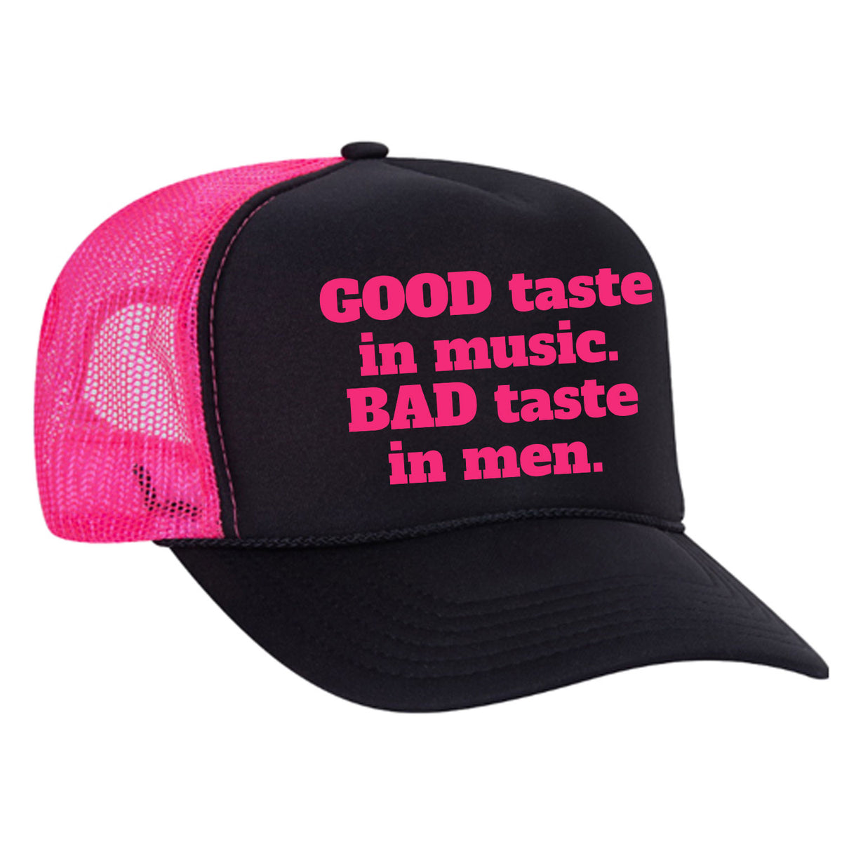 Good Taste In Music Foam Trucker Hat Limited Edition