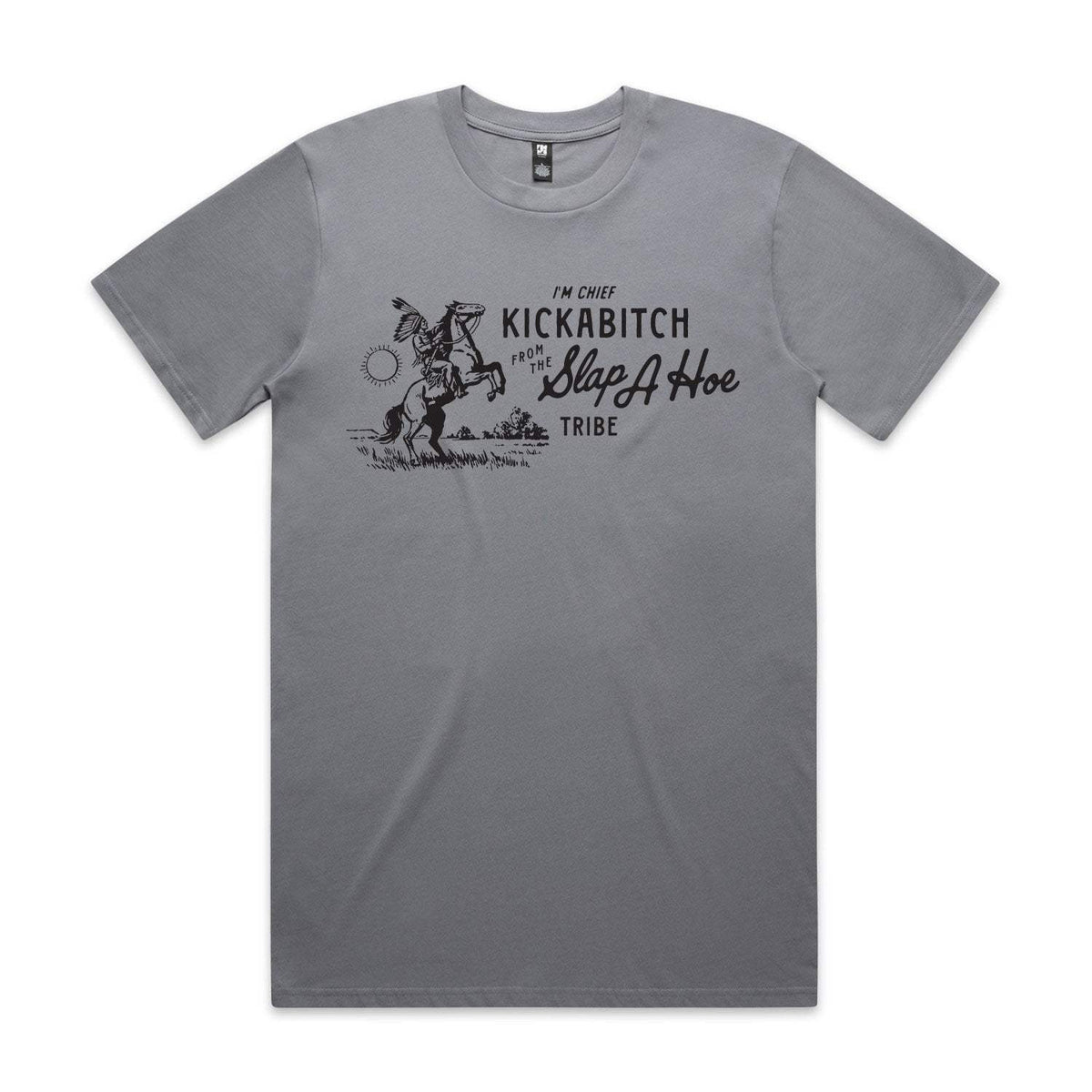 Chief Kickabitch Premium Tee - Gravel