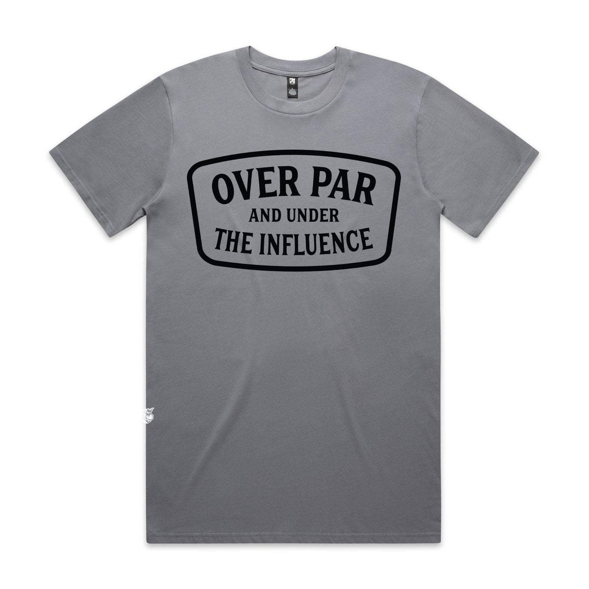 Over Par & Under The Influence Premium Tee - Gravel