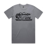 Thumbin' From Montgomery Premium Tee - Gravel