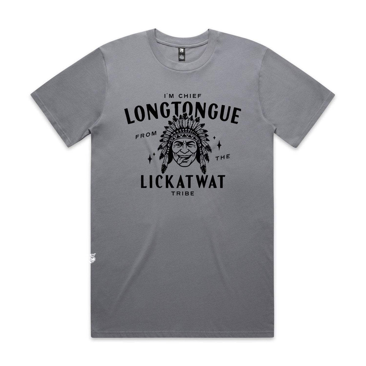 Chief Longtongue Premium Tee - Gravel