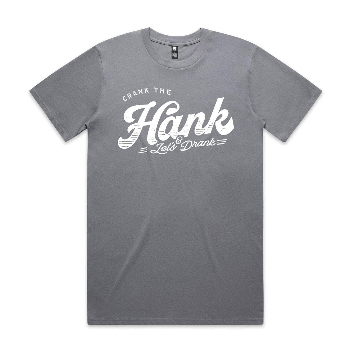 Crank The Hank Premium Tee - Gravel