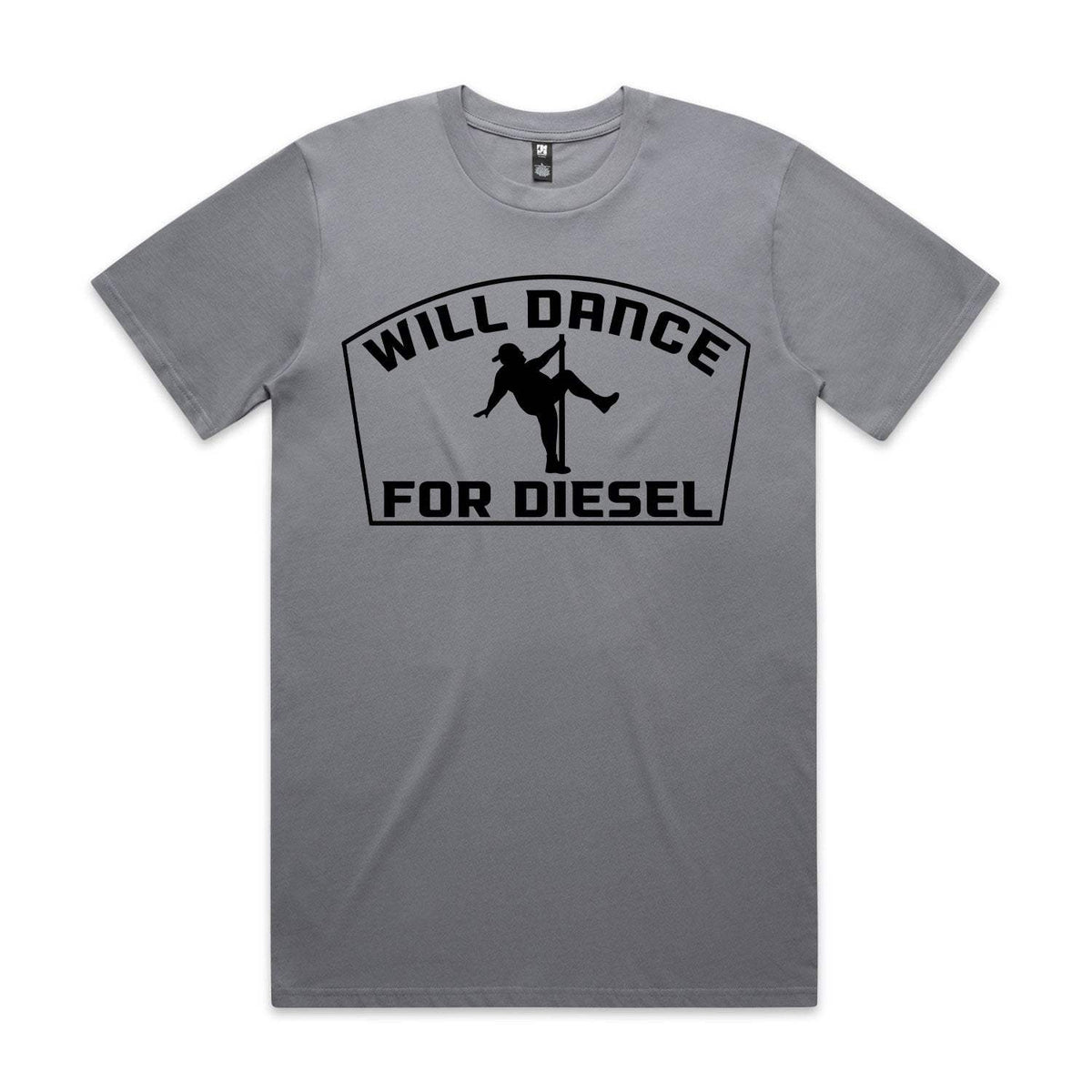 Will Dance For Diesel Premium Tee - Gravel
