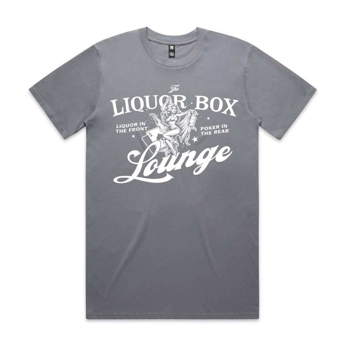 The Liquor Box Lounge Premium Tee - Gravel