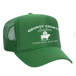 Grundy County Auction Foam Trucker Hat - Green