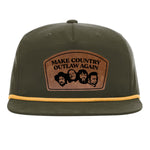 Make Country Outlaw Again Flat Bill Rope