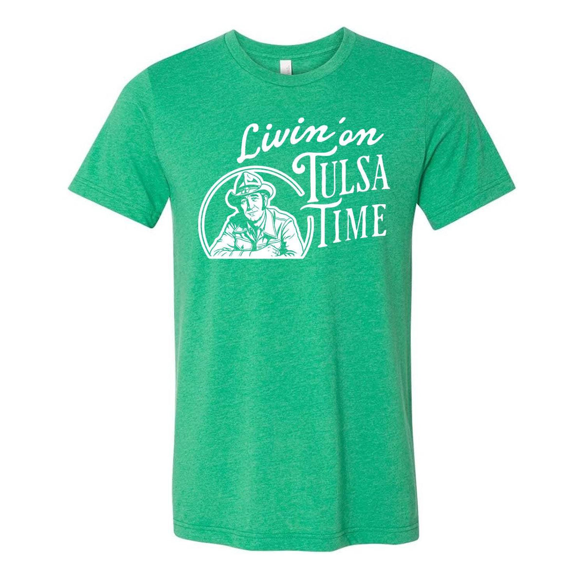 Livin' On Tulsa Time Tee - Green