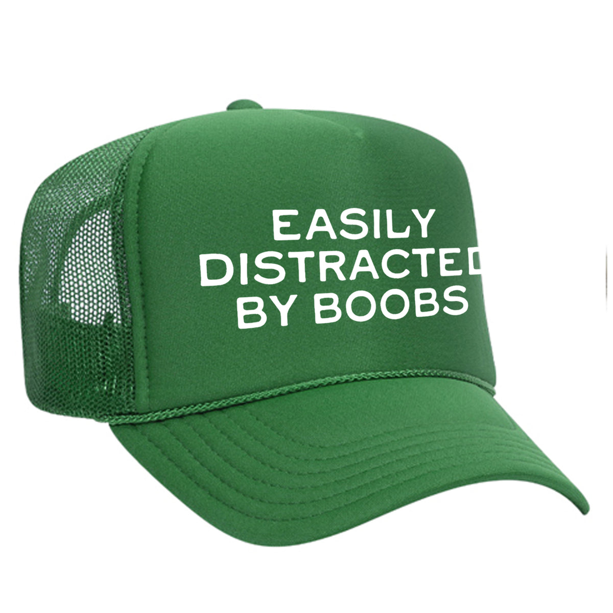 Easily Distracted By Boobs Foam Trucker Hat