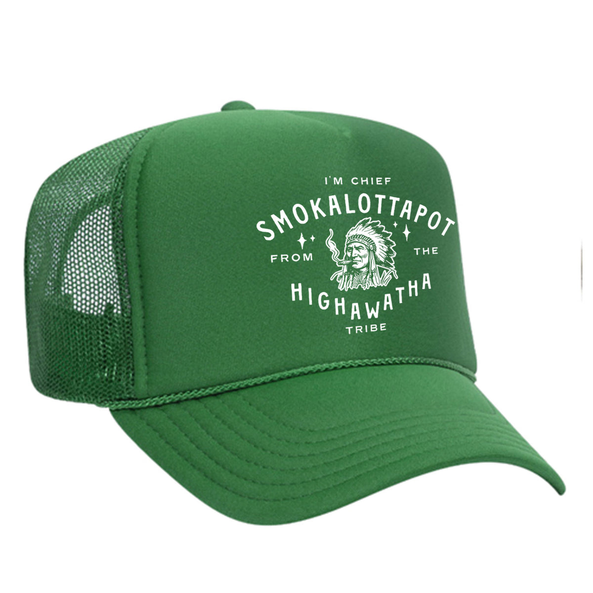 Chief Smokalottapot Foam Trucker Hat