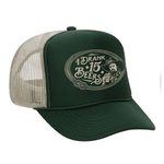 I Drank 15 Beers Foam Trucker Hat - Green / Tan
