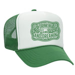 Drinkin' And Dreamin' Foam Trucker Hat - Green / White