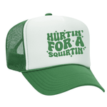 Hurtin' For A Squirtin' Foam Trucker Hat - Green / White