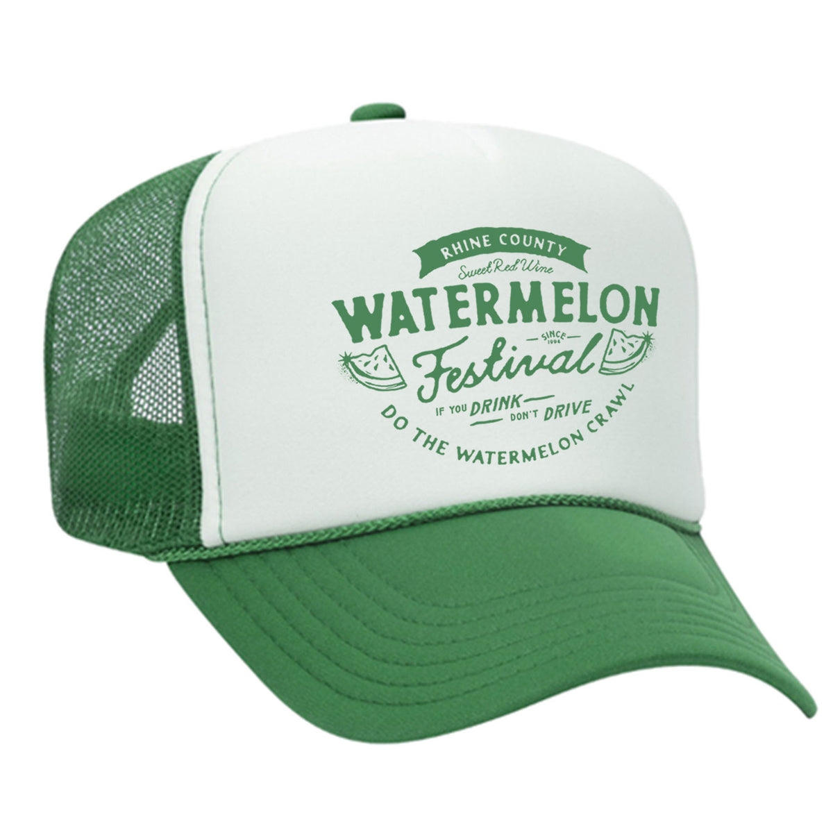 Watermelon Crawl Foam Trucker Hat