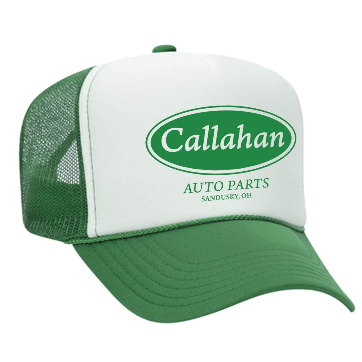 Callahan Auto Parts Foam Trucker Hat - Green / White